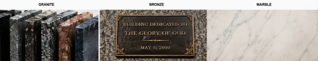 Granite, Bronze, and Marble | Woodside Granite