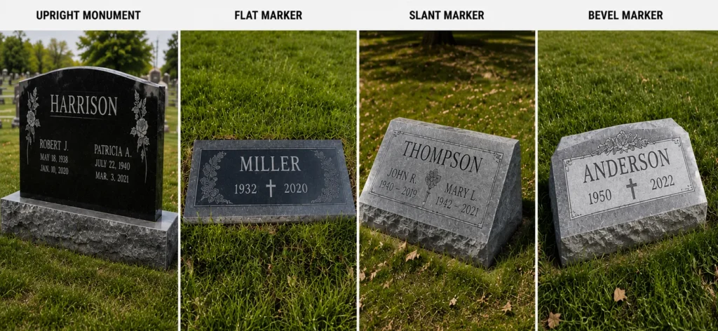 The Most Common Types of Headstones